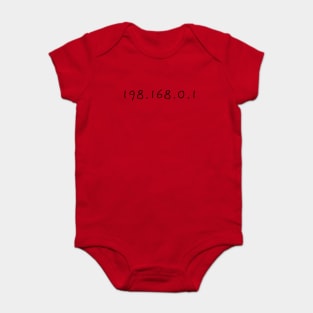 IP Address For Computer Geeks Baby Bodysuit